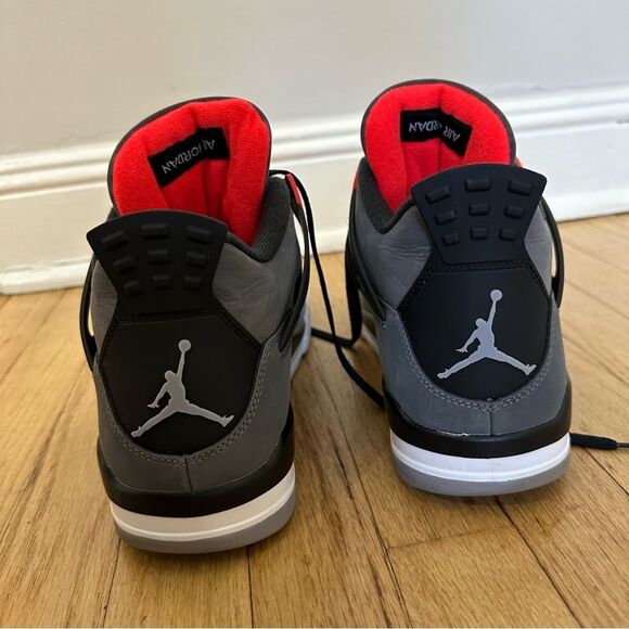 Air Jordan 4 Retro 'Infrared' Size 12 for Men - Picture 6 of 10